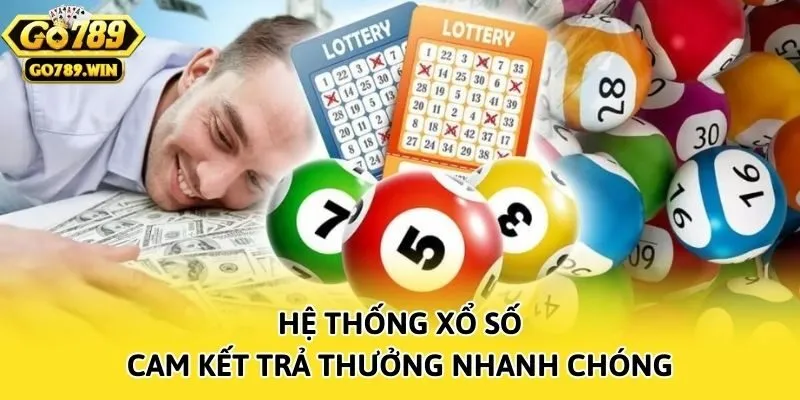 Hệ thống xổ số cam kết trả thưởng nhanh chóng