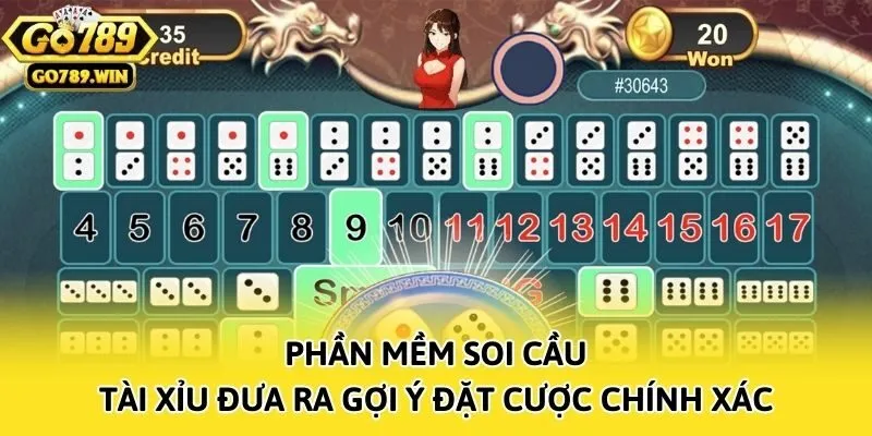 Phần mềm soi cầu tài xỉu đưa ra gợi ý đặt cược chính xác