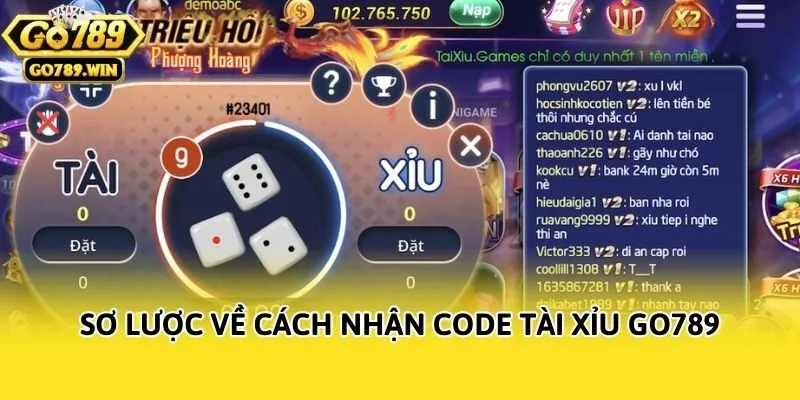 Sơ lược về cách nhận code tài xỉu Go789